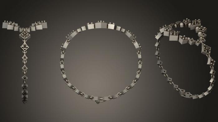 نموذج ثلاثي الأبعاد لآلة CNC مجوهرات مجوهرات 191